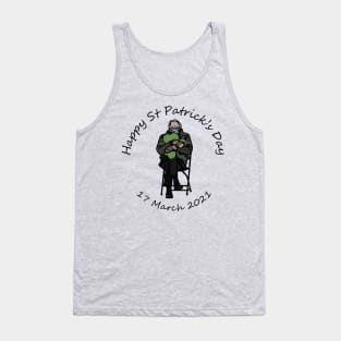 Happy St Patricks Day Bernie Sanders Tank Top